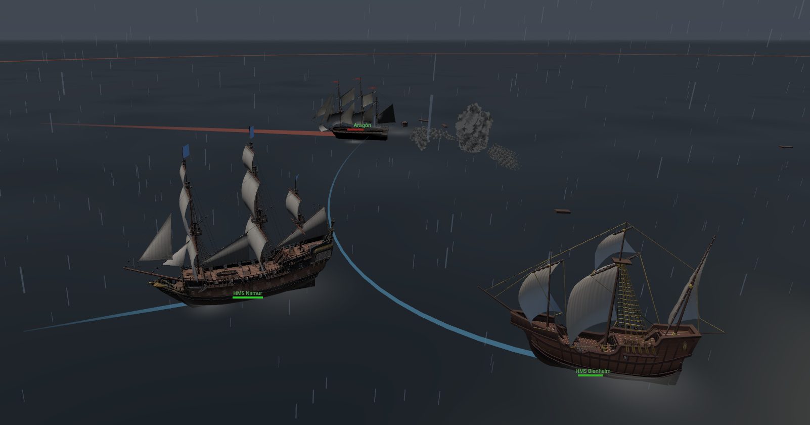 A 3D naval battle